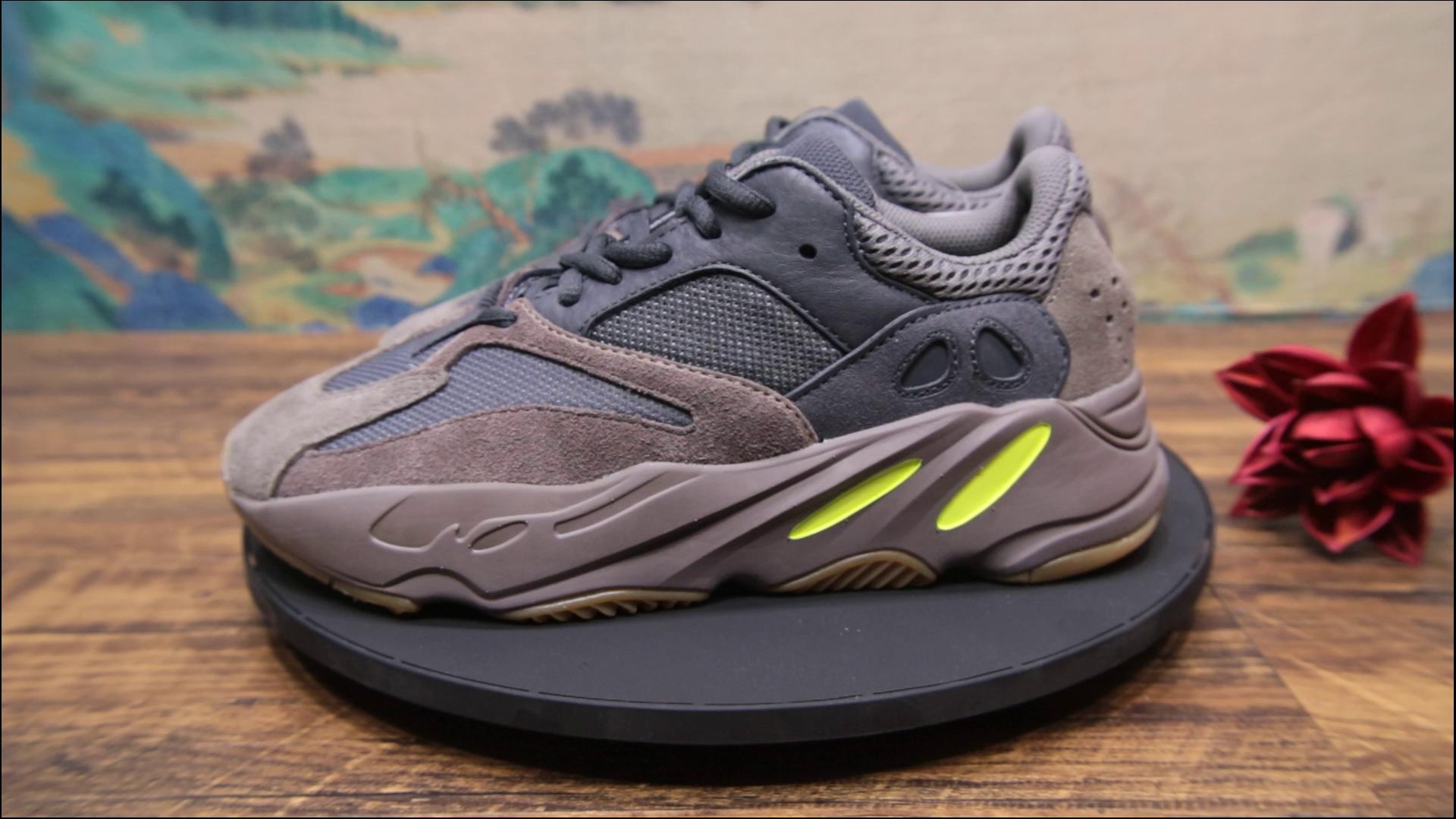 【大黑官网】yeezy 椰子700黑紫 劲爆开箱